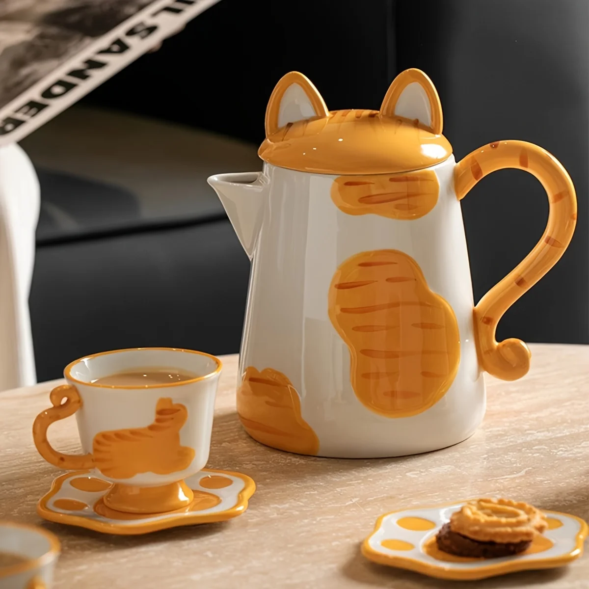 Coffee Tea Room - Ceramic Creative Cat Tea Set Cute