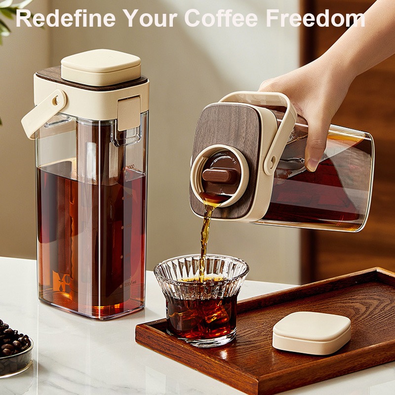 Coffee Tea Maker - Cold Brew Coffee Pitcher Leak Proof