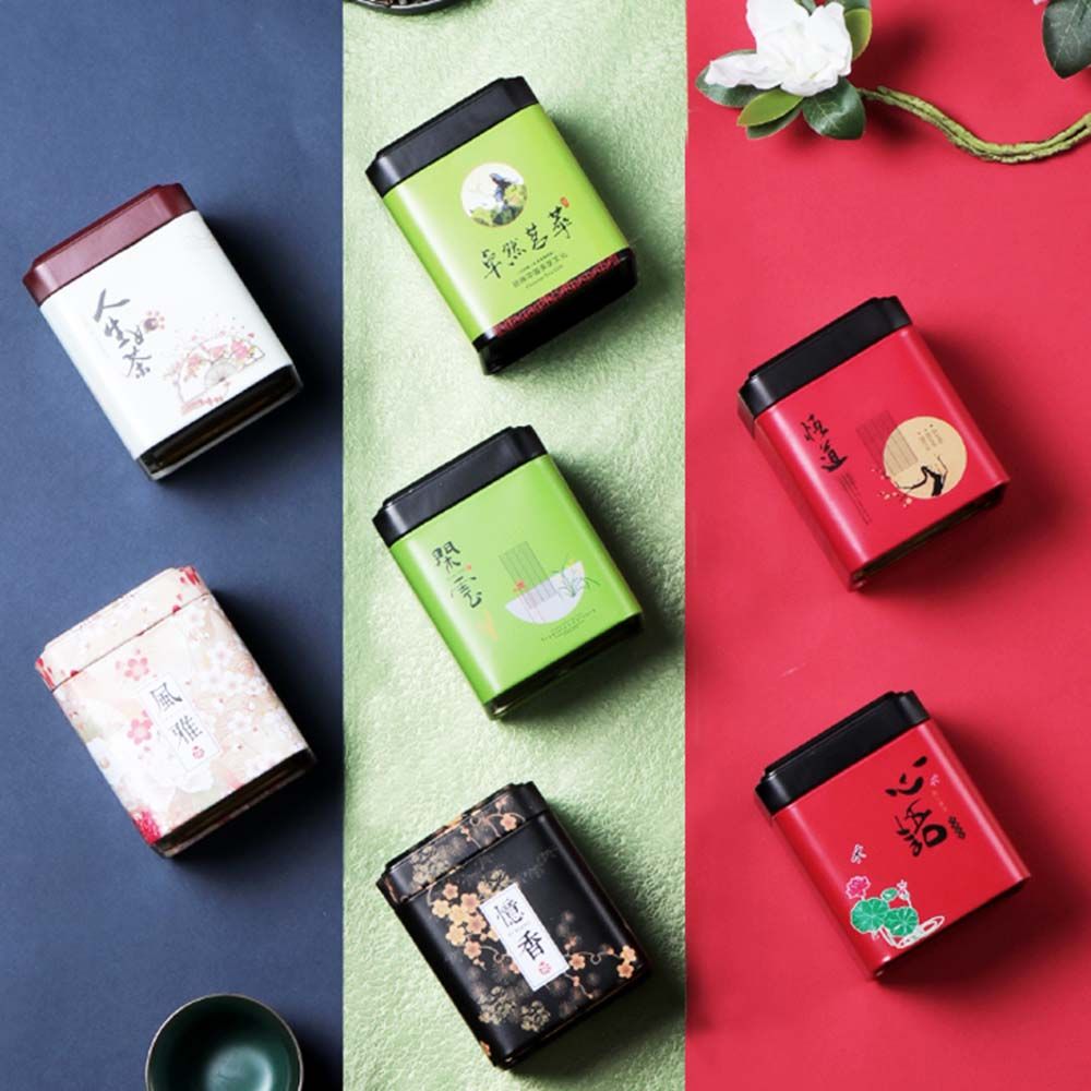 Coffee Tea Jar Set - Mini Small Kitchen Storage Sealed Canister