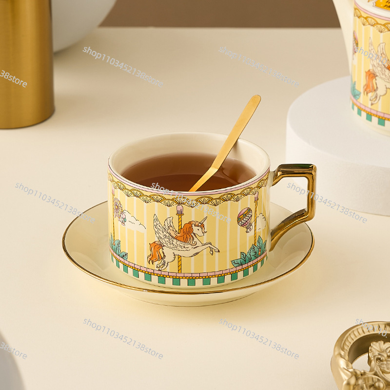 Ceramic Tea Set Carousel Gift  - Coffee Tea Gift Set review and price