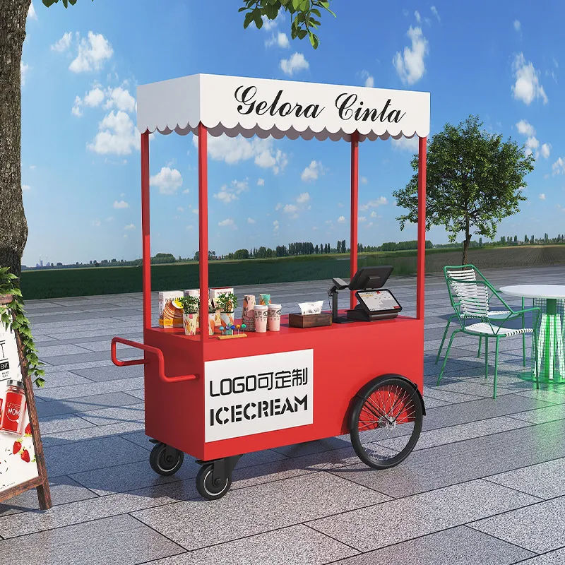 Street Food Truck Trolley Stal - Coffee Tea Vendor review and price