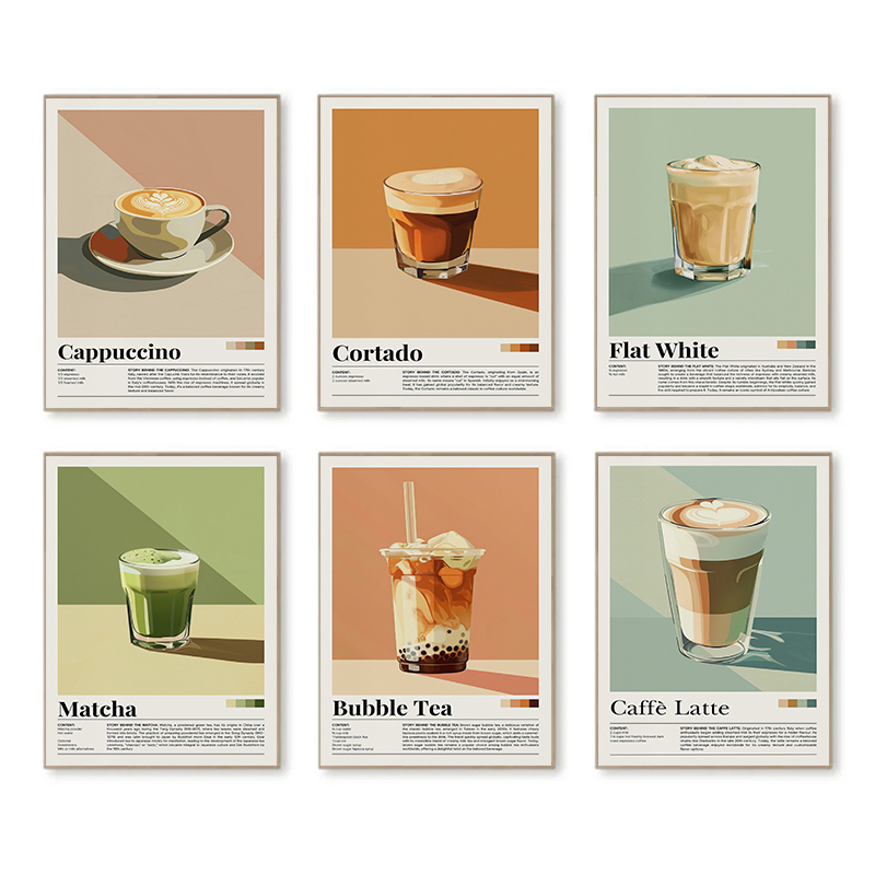 Vintage Coffee Beverage Poster - Coffee Tea Poster review and price