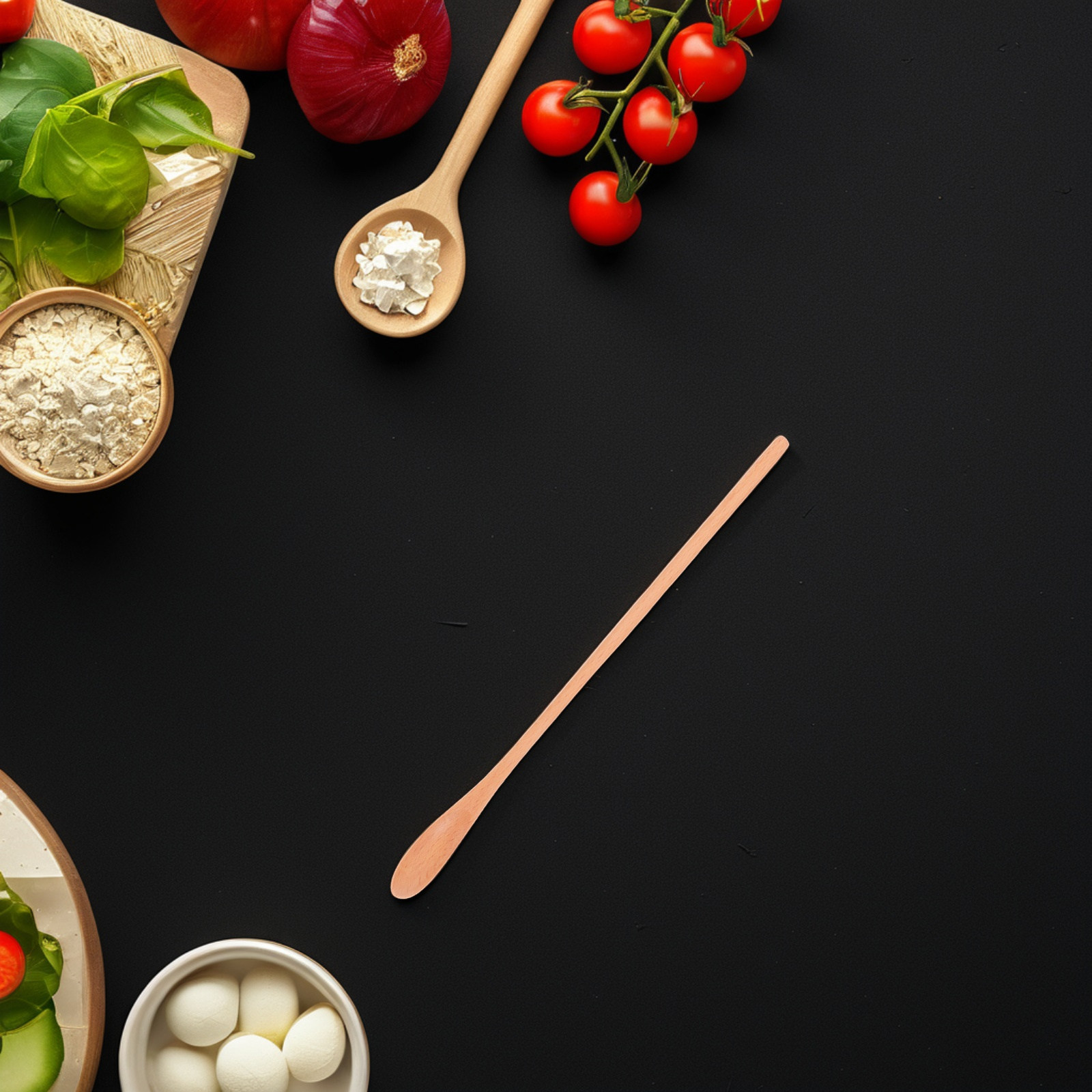 2Pcs Long Handle Wooden Honey  - Tea Coffee Utensils review and price