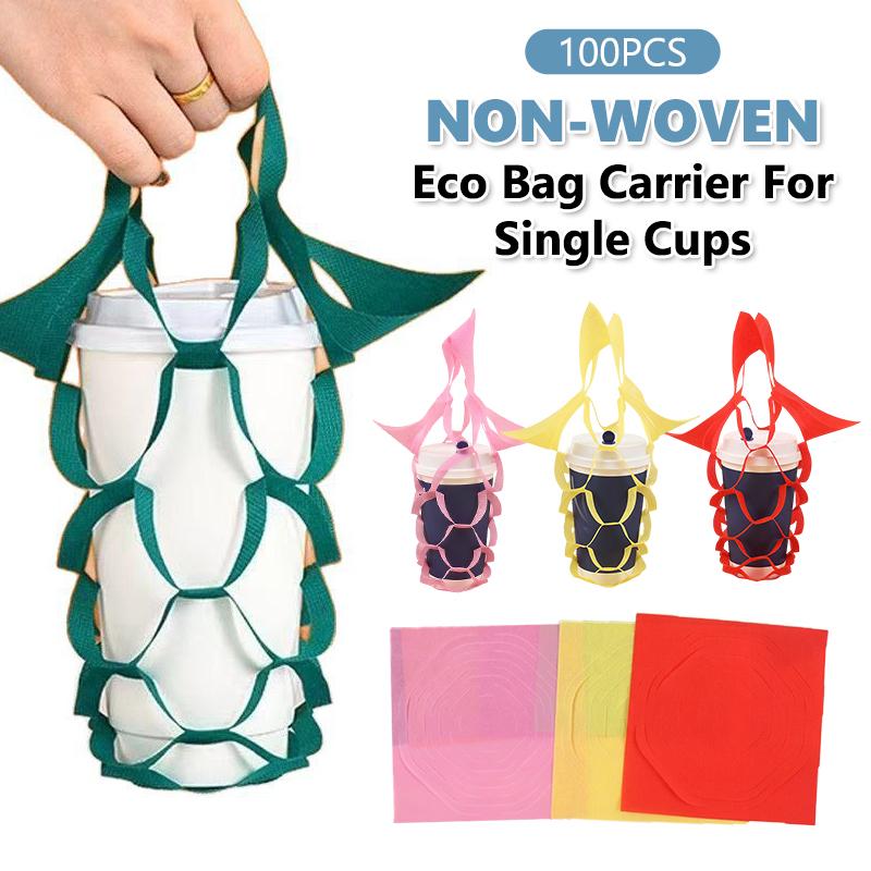 100pcs Hollow Out Non-woven To - Coffee Tea Green review and price