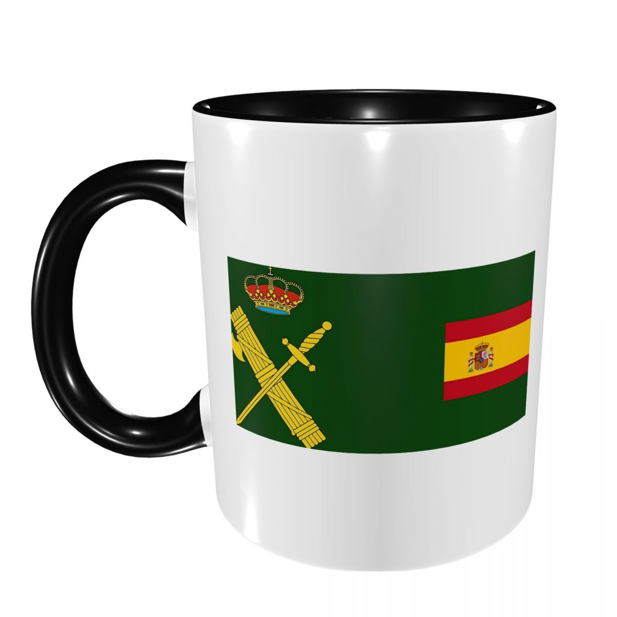 Spain Flag Plus Emblem Civil G - Coffee Plus Tea review and price