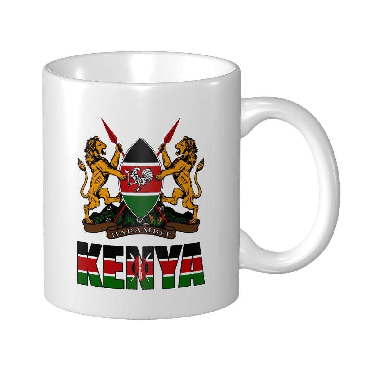 Mark Cup Mug Kenya Letter Flag - Coffee Tea Kenya review and price