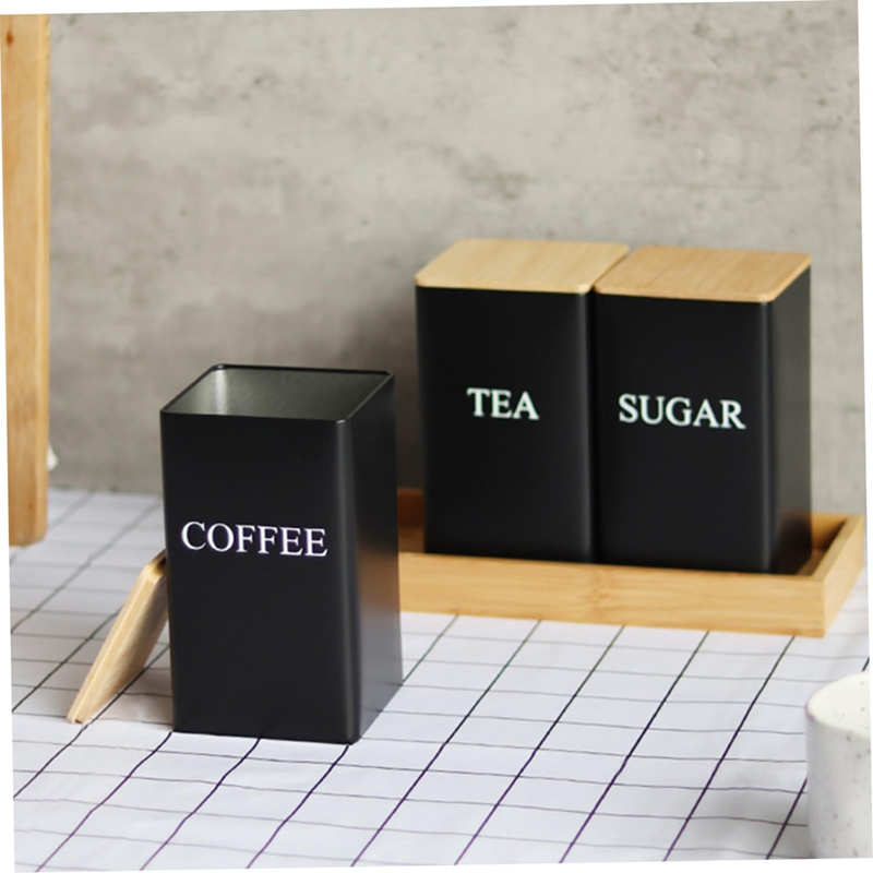 3PCS Set Tea Coffee Sugar Cani - Coffee Tea Jar Set review and price