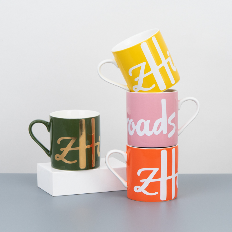Luxury Bone China Coffee Mug E - Coffee Tea Green review and price