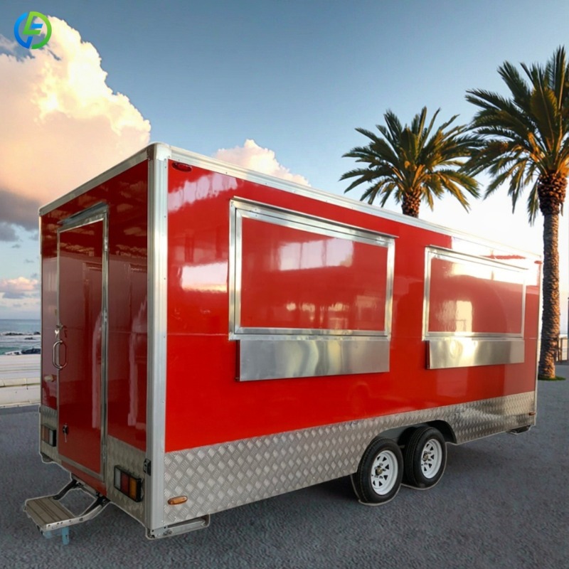 Customized Mobile Food Trailer - Coffee Tea Vendor review and price