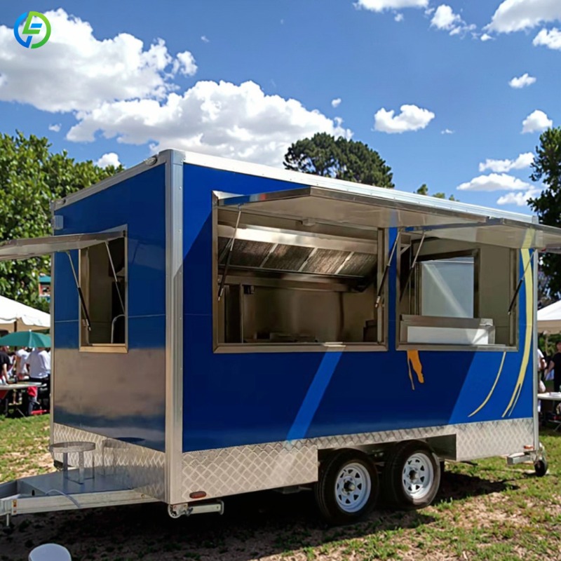 Customized Mobile Food Trailer - Coffee Tea Vendor review and price
