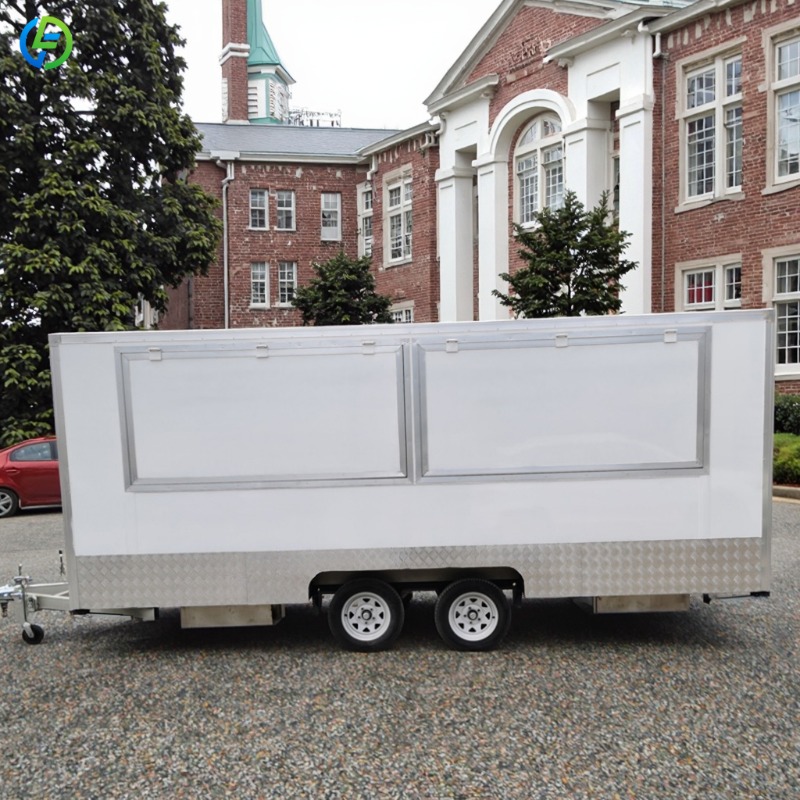 Customized Mobile Food Trailer - Coffee Tea Vendor review and price