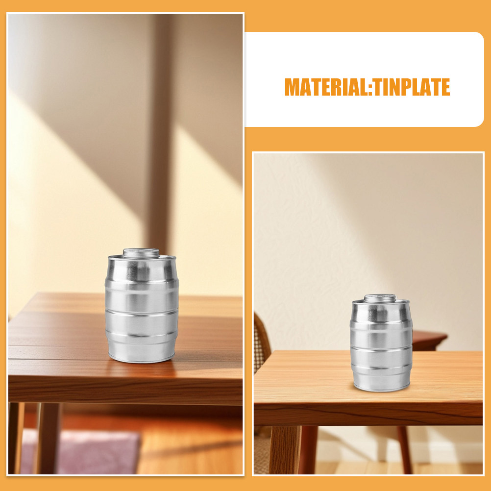 Retro Wine Barrel Shaped Tinpl - Coffee Tea Sugar review and price