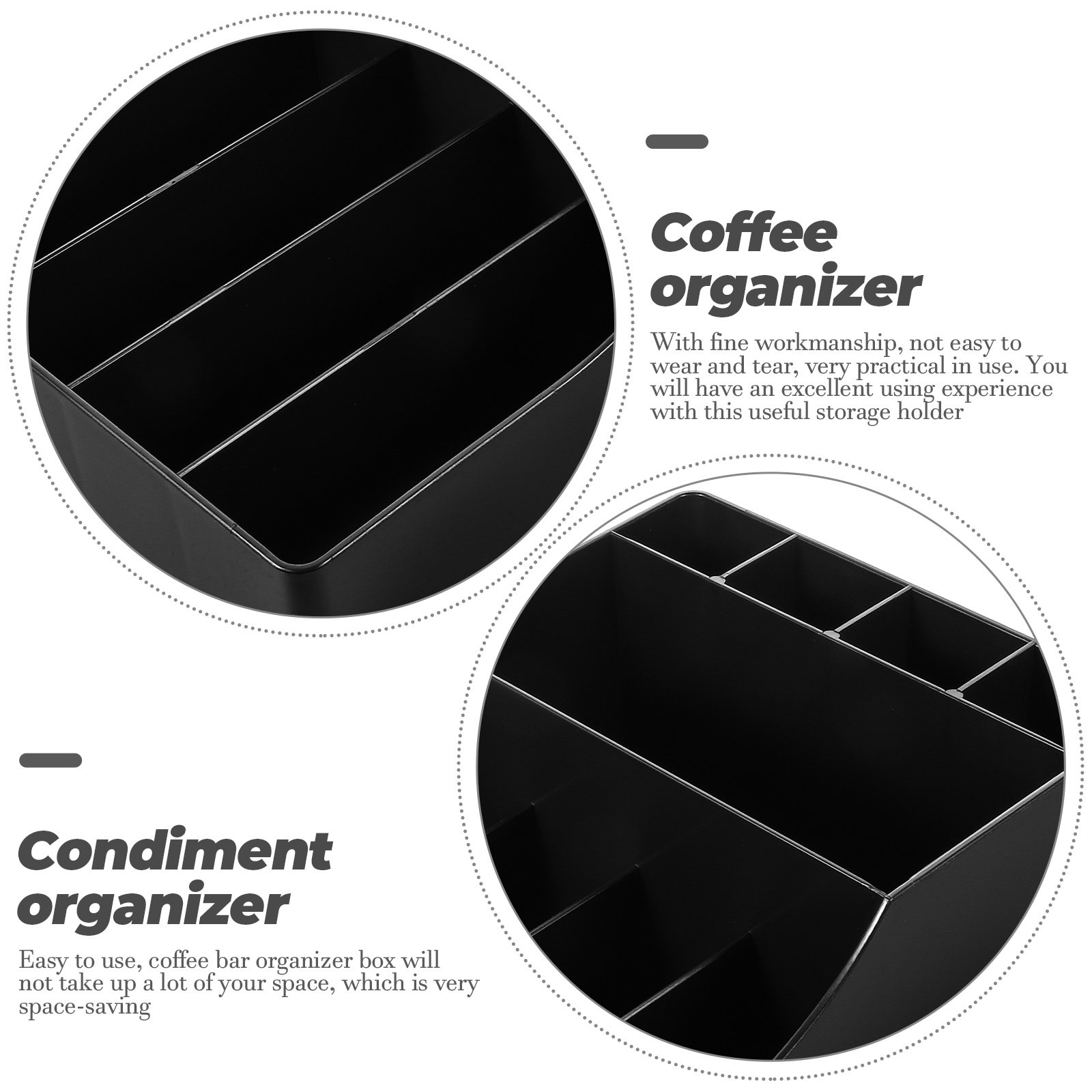 Coffee Organizer Station Resin - Coffee Tea Sugar review and price