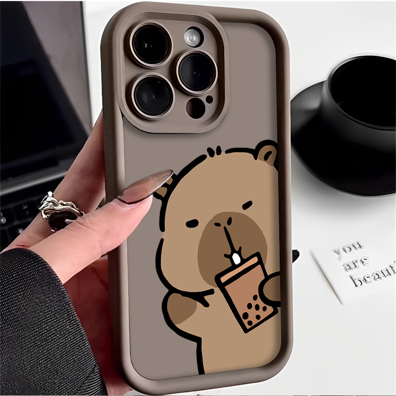 Cartoon Cute Capybara Case for - Coffee Plus Tea review and price