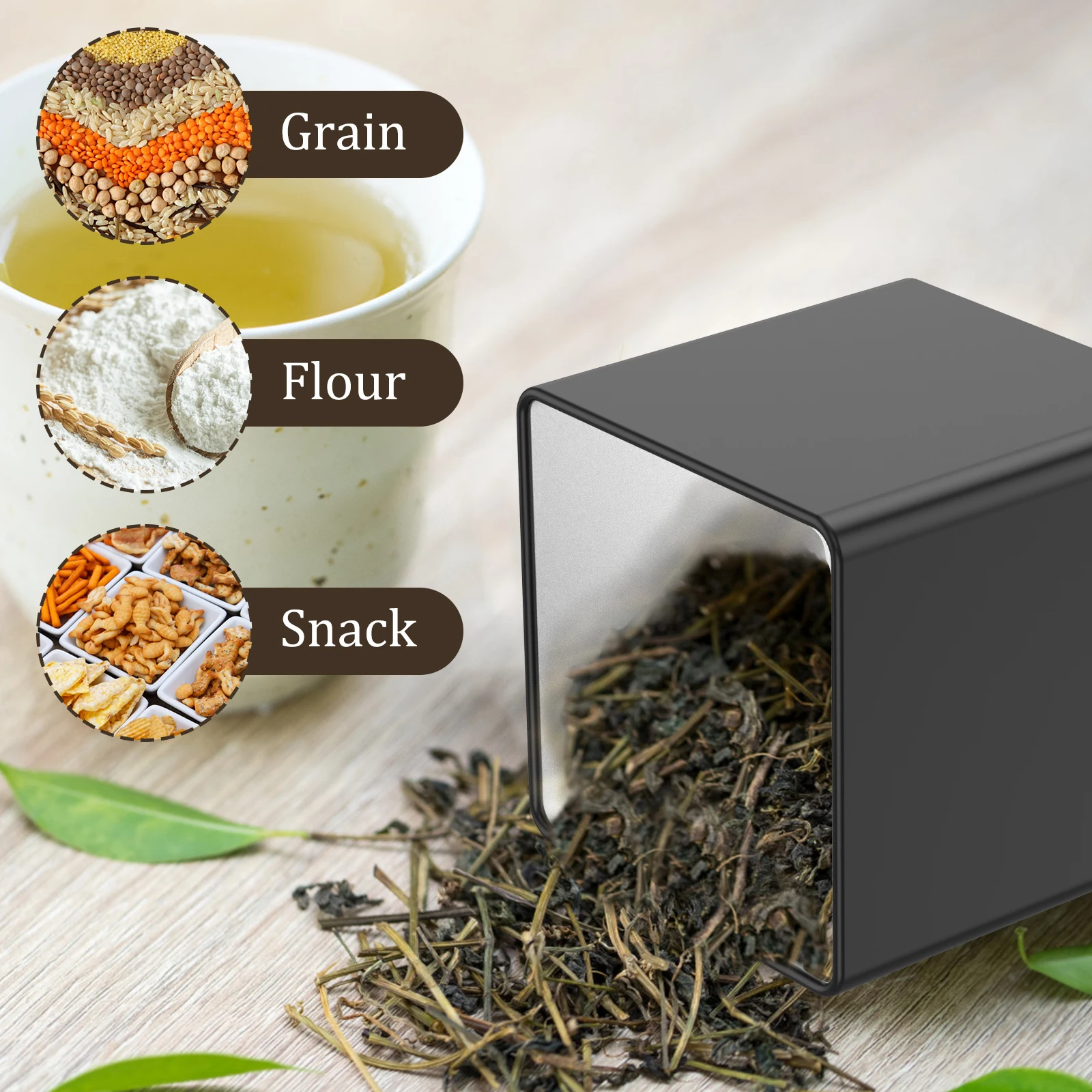 3Pcs Set 500ml Tea Sugar Coffe - Coffee Tea Jar Set review and price