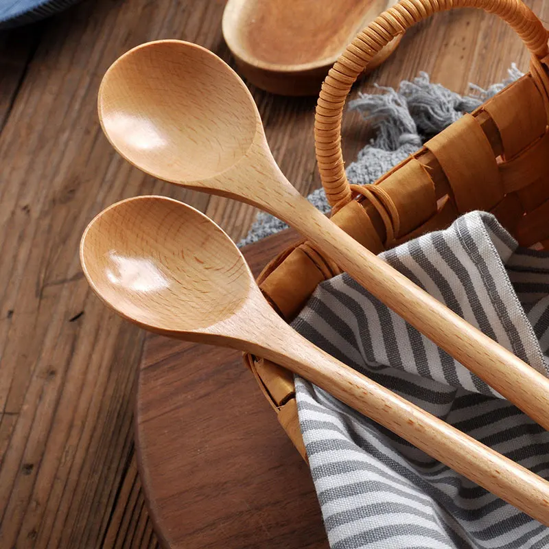 1pcs Wooden Spoon Tableware Ki - Tea Coffee Utensils review and price
