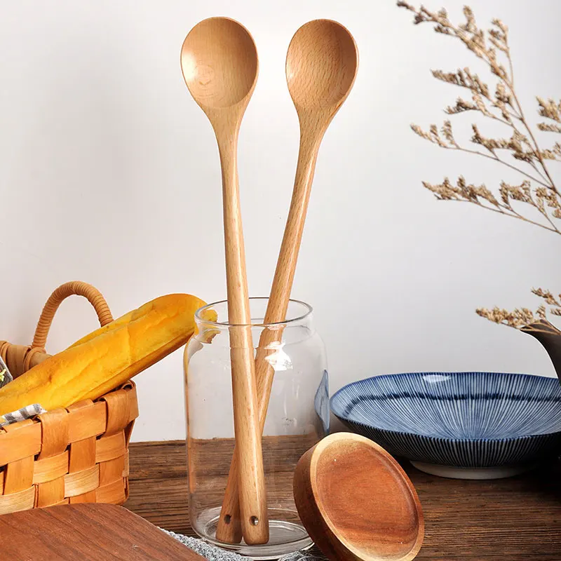 1pcs Wooden Spoon Tableware Ki - Tea Coffee Utensils review and price
