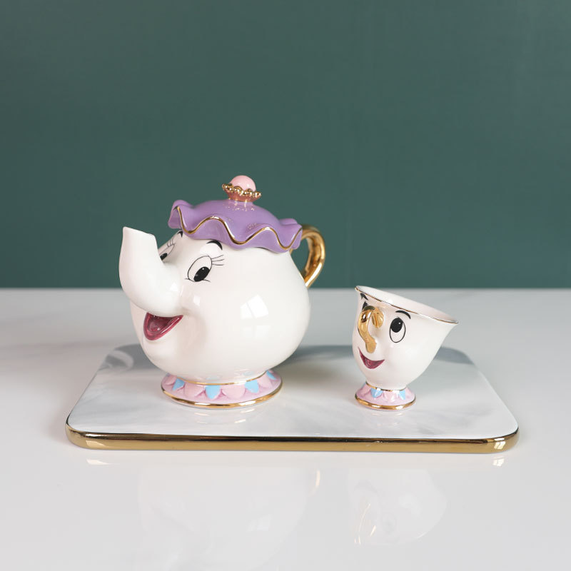 Hot Teapot Cartoon Beauty And  - Coffee Tea Gift Set review and price