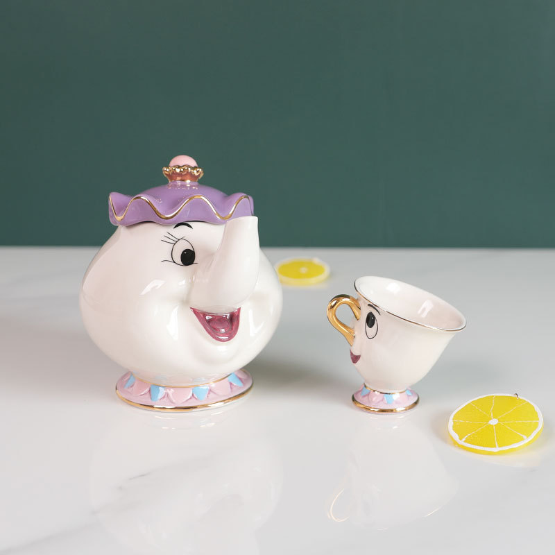 Hot Teapot Cartoon Beauty And  - Coffee Tea Gift Set review and price