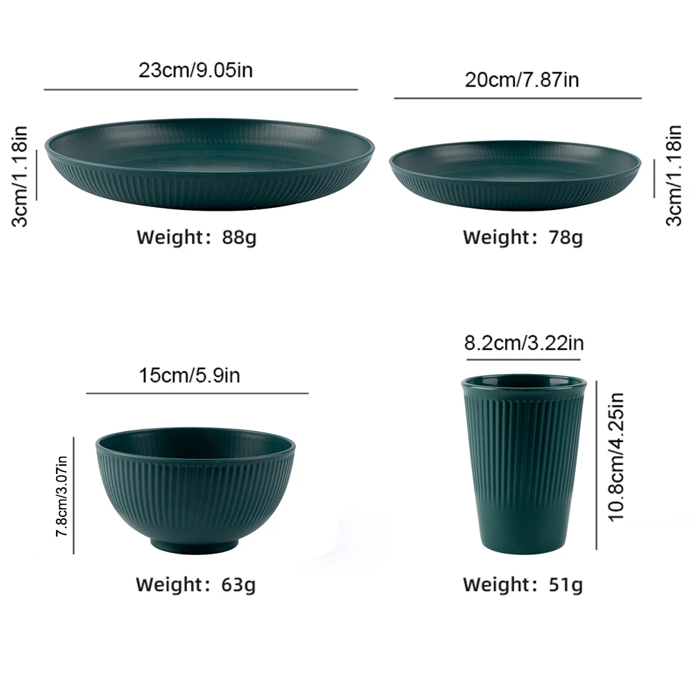 6Pcs Green Washable Wheat Stra - Coffee Tea Green review and price