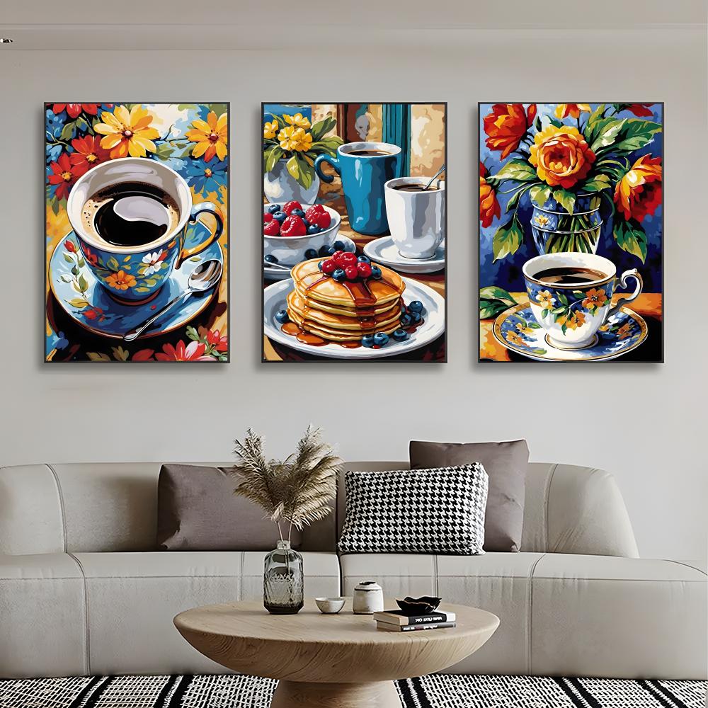 Art Afternoon tea coffee cup P - Coffee Tea Poster review and price