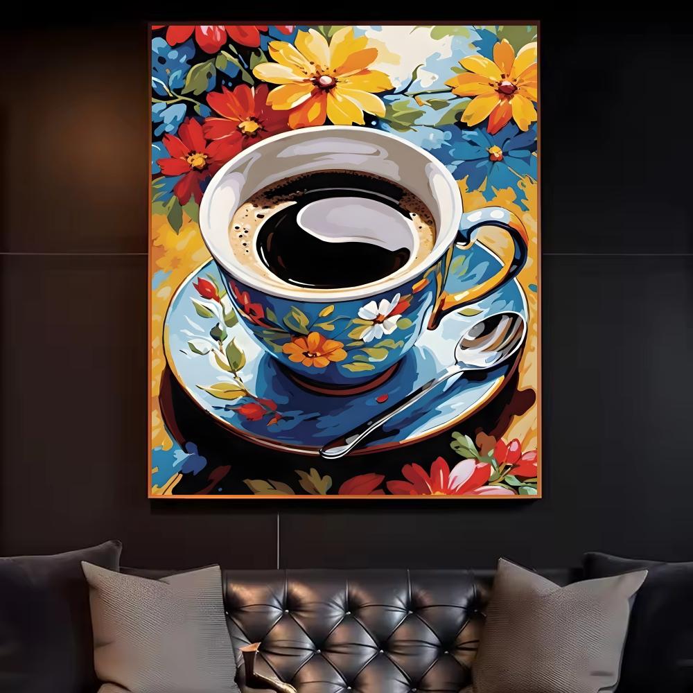 Art Afternoon tea coffee cup P - Coffee Tea Poster review and price