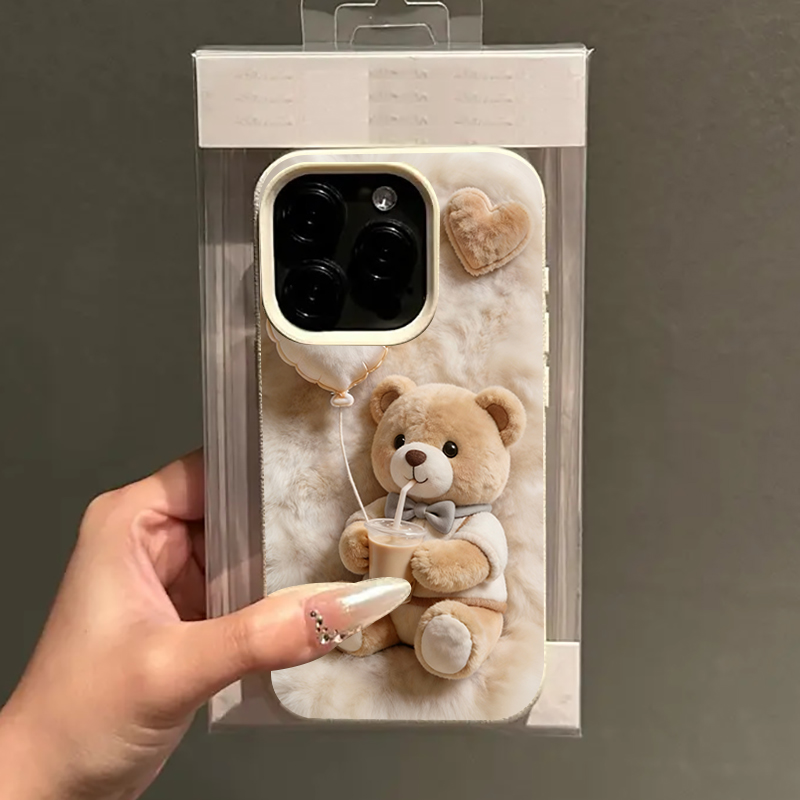 Pearl Milk Tea Bear Pattern Ph - Coffee Plus Tea review and price