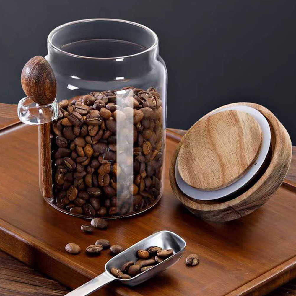 Glass Coffee Bean Storage Jar  - Coffee Tea Sugar review and price