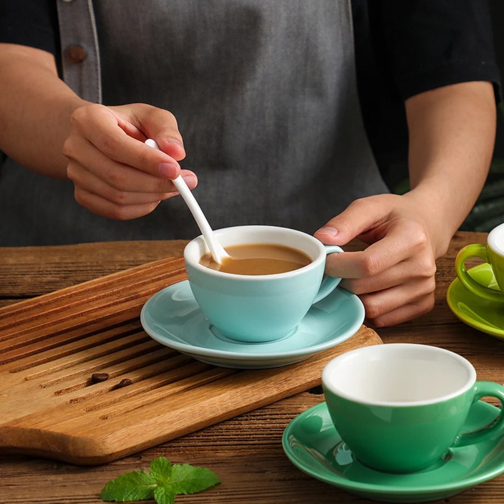 150ML Coffee Cup with Dish Cre - Tea Coffee Utensils review and price