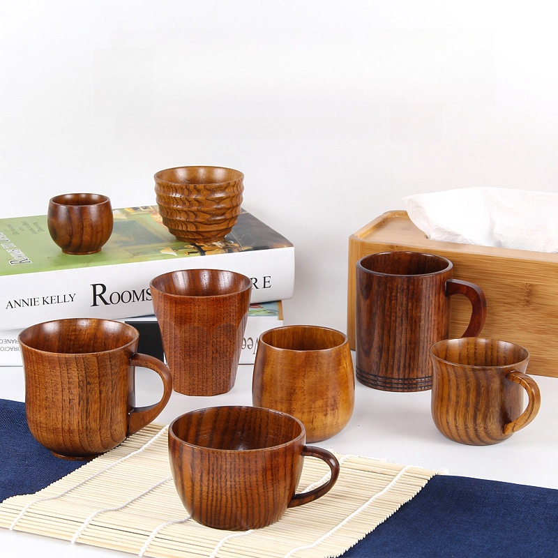 Wooden Big Belly Cups Japan St - Coffee Plus Tea review and price