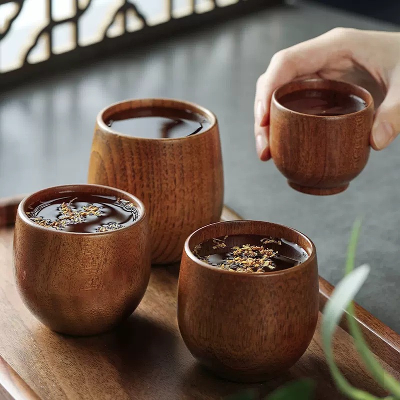 Wooden Big Belly Cups Japan St - Coffee Plus Tea review and price