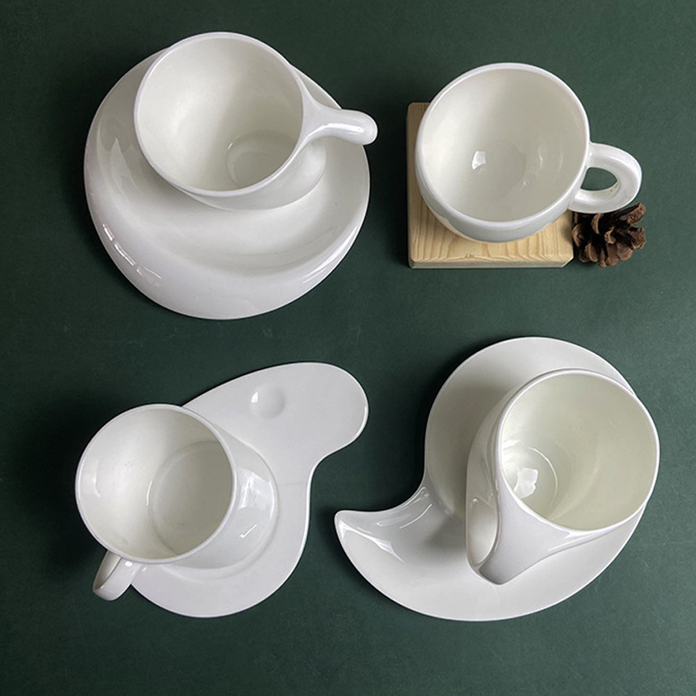 1Set Ceramic Coffee Cup Saucer - Coffee Tea Gift Set review and price