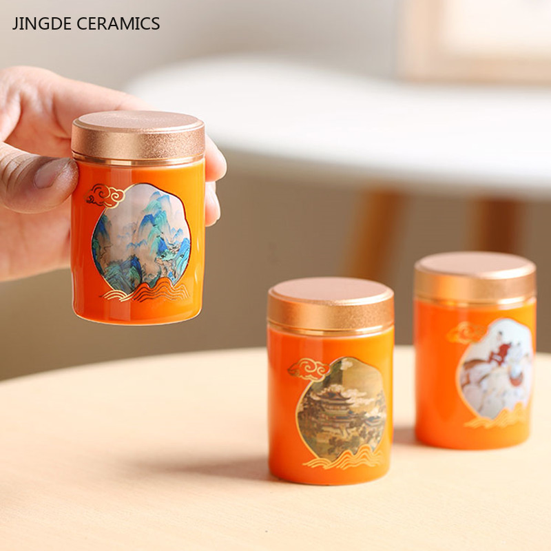 1pc Chinese Portable Travel Te - Coffee Tea Jar Set review and price