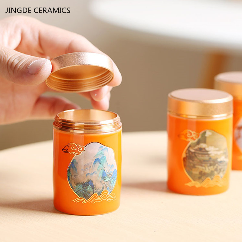 1pc Chinese Portable Travel Te - Coffee Tea Jar Set review and price