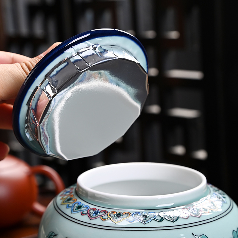 Ceramic tea jar Enamel General - Coffee Tea Sugar review and price