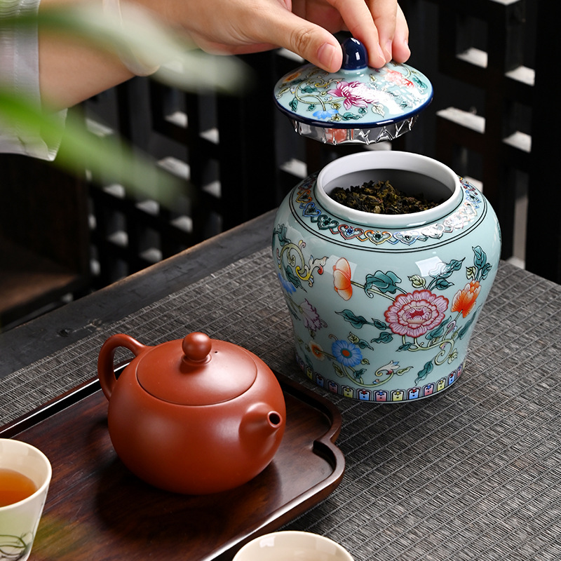 Ceramic tea jar Enamel General - Coffee Tea Sugar review and price