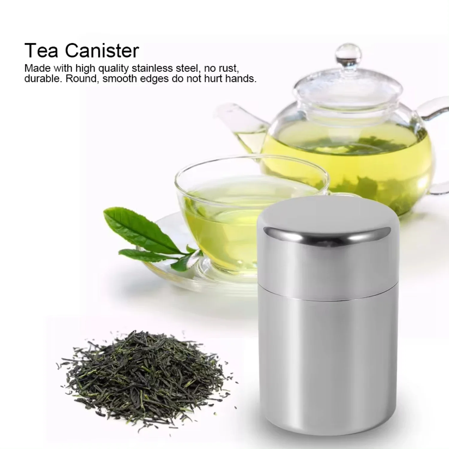 Stainless Steel Tea Leaf Tins  - Coffee Tea Sugar review and price