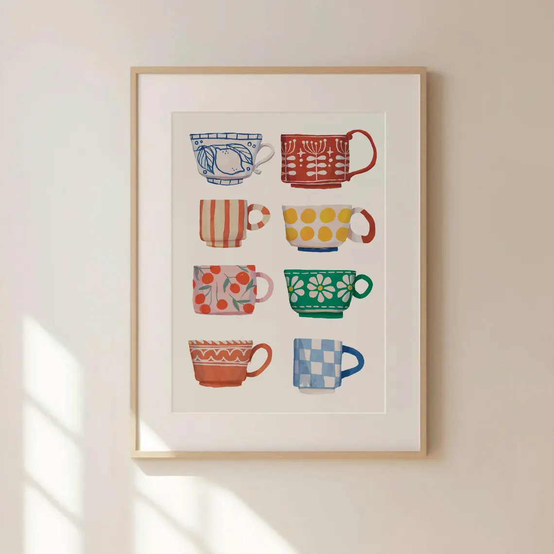 Tea Cup Print, Breakfast poste - Coffee Tea Poster review and price