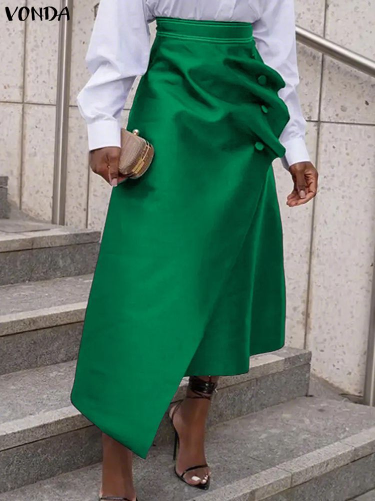 Plus Size Satin Skirts VONDA E - Coffee Plus Tea review and price