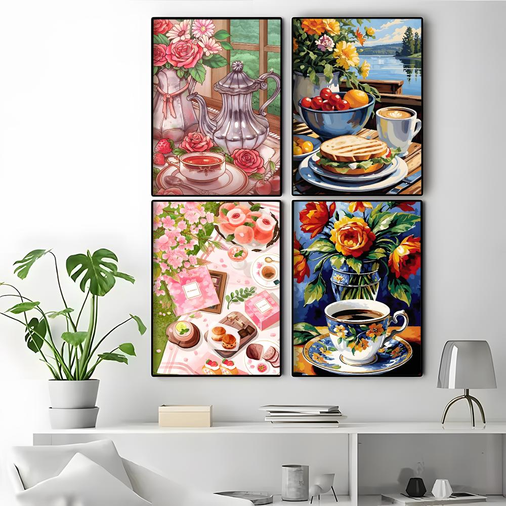 Afternoon Tea Coffee Cup Home  - Coffee Tea Poster review and price