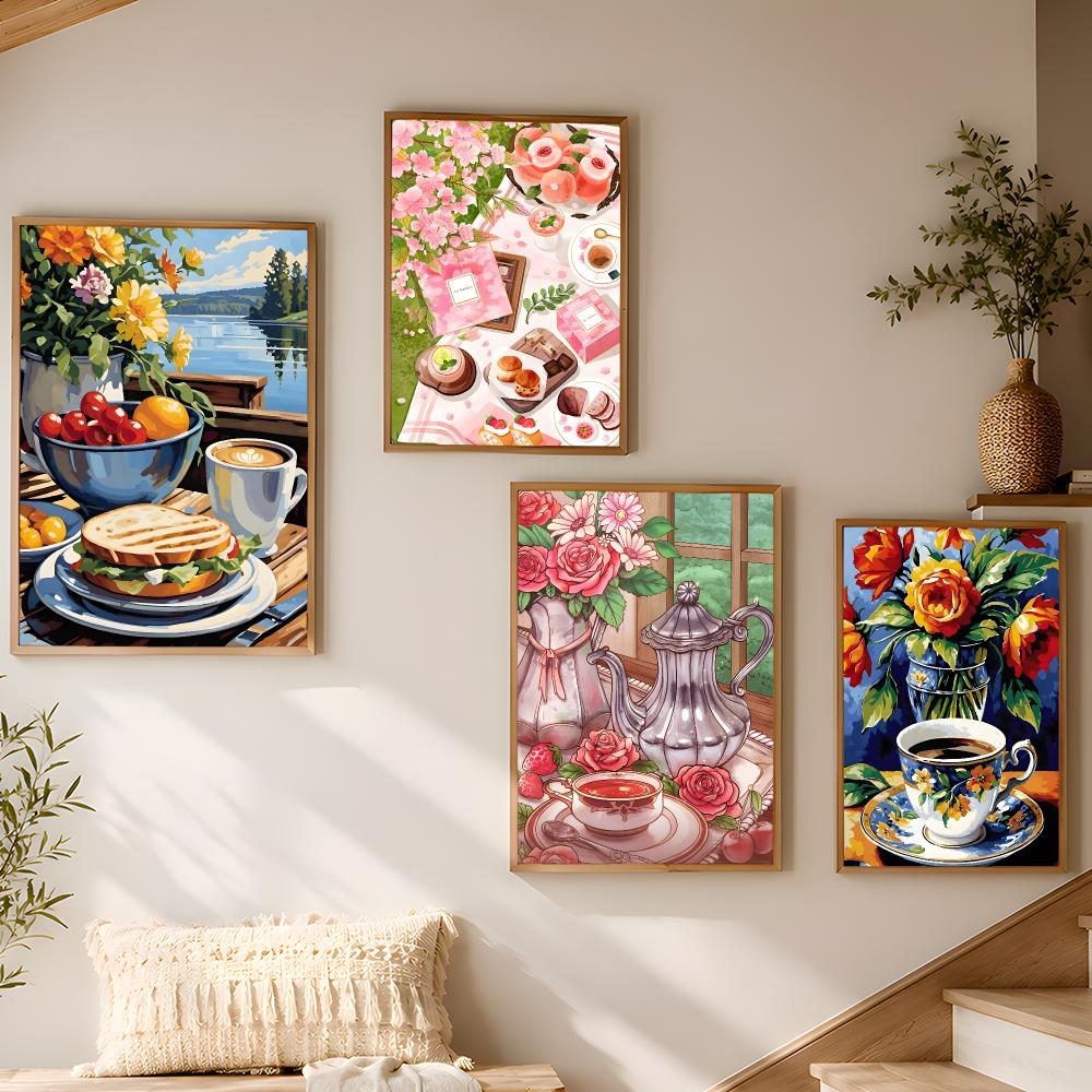 Afternoon Tea Coffee Cup Home  - Coffee Tea Poster review and price