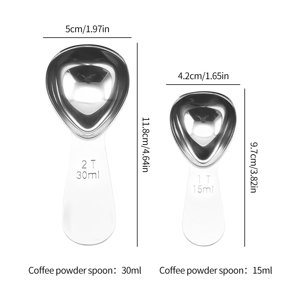 15ml/30ml Stainless Steel Coff - Coffee Tea Sugar review and price